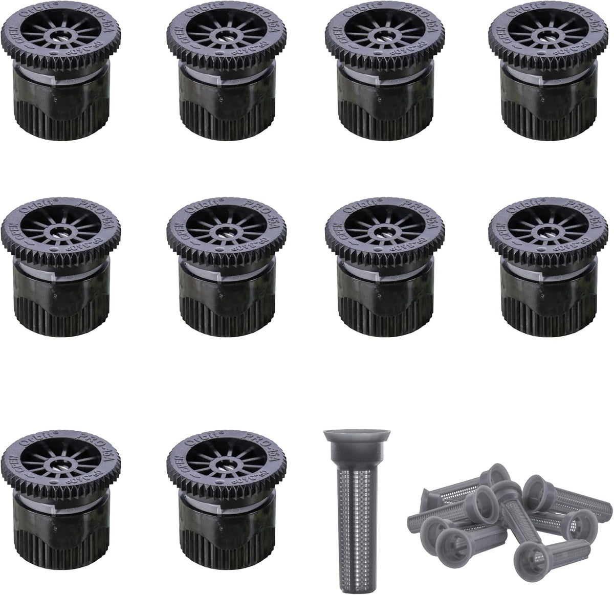 53079 15' Adjustable Pattern Spray Sprinkler Nozzle 10-Pack