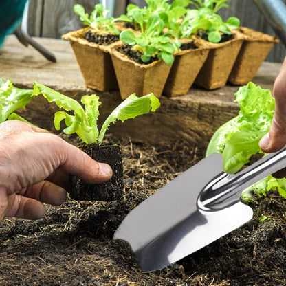 Garden Trowel Stainless Steel Rust Resistant Hand Shovel Garden Spade