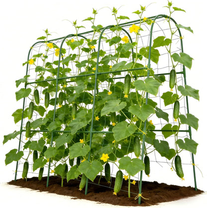 48x46 in U-Shape Cucumber Trellis for Climbing Plants Outdoors