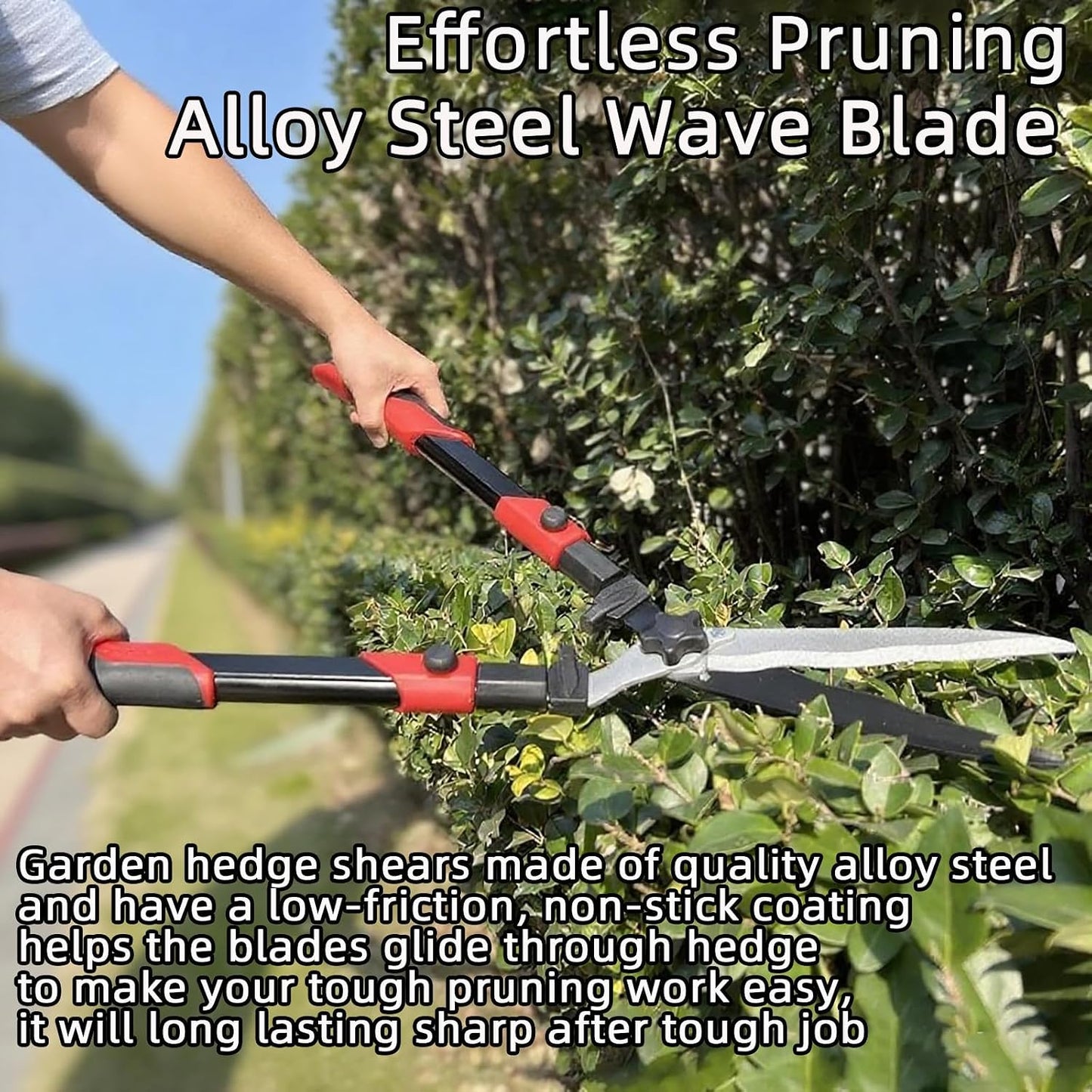 Hedge Clippers Shears Hedge Shears for Trimming Borders, Garden Tools