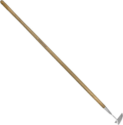 Gardening Sickle Hoe, 13'' Japanese Bent Angle Weeding Sickle
