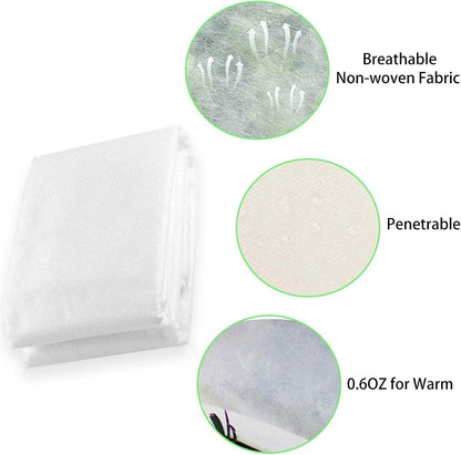 Floating Row Cover- 8.2x32.8ft Frost Blanket 0.6oz Garden Row Covers- Garden Blanket Fabric Plant Cover Protects Outdoor Plants Vegetables from Frost, Sun Insects Harsh Weather
