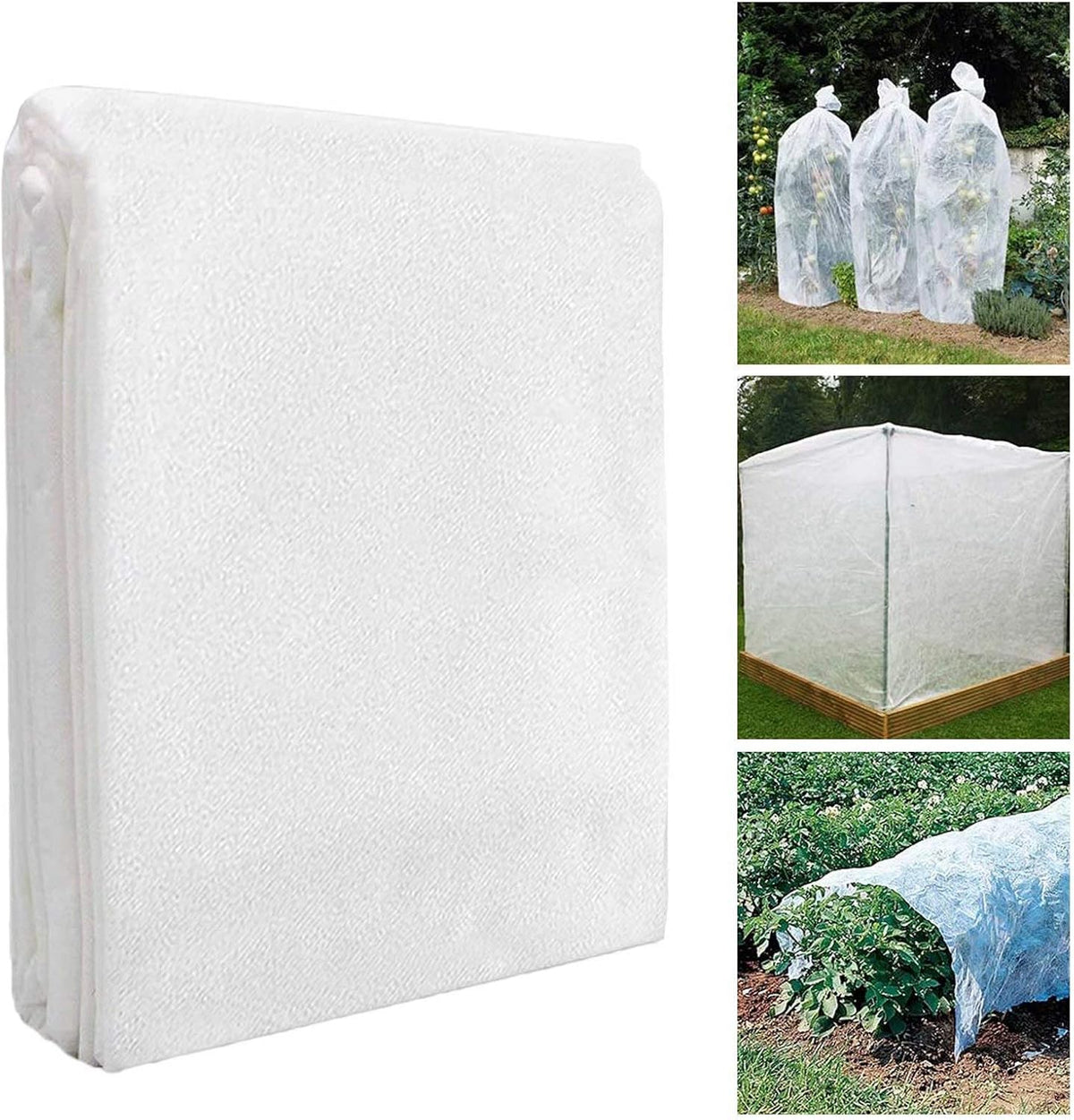 Floating Row Cover- 8.2x32.8ft Frost Blanket 0.6oz Garden Row Covers- Garden Blanket Fabric Plant Cover Protects Outdoor Plants Vegetables from Frost, Sun Insects Harsh Weather