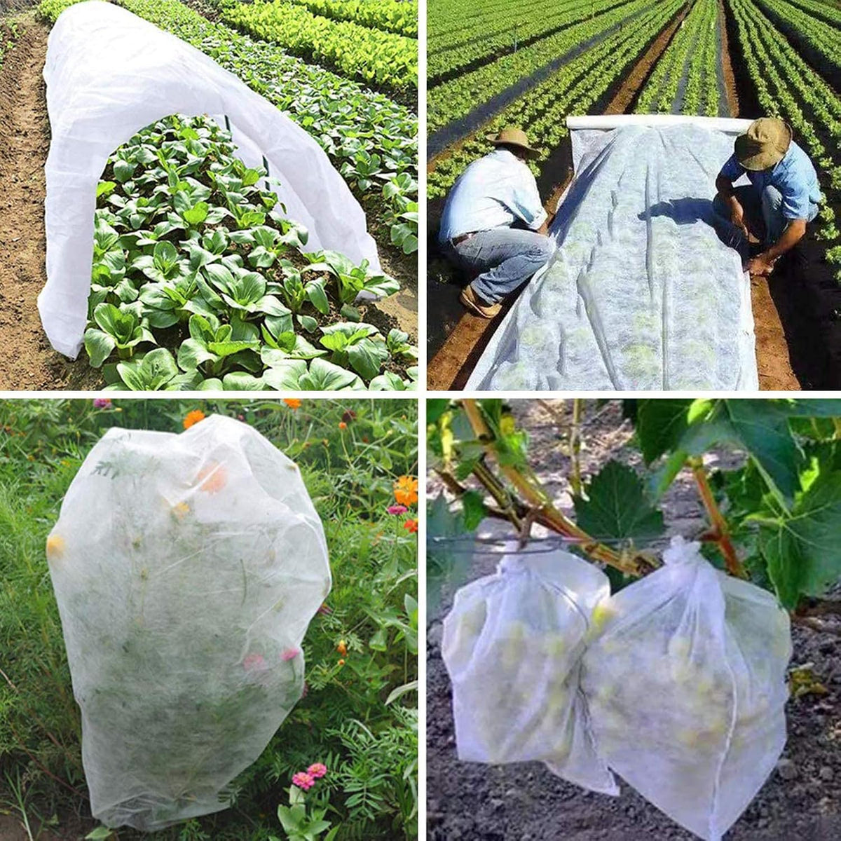 Floating Row Cover- 8.2x32.8ft Frost Blanket 0.6oz Garden Row Covers- Garden Blanket Fabric Plant Cover Protects Outdoor Plants Vegetables from Frost, Sun Insects Harsh Weather