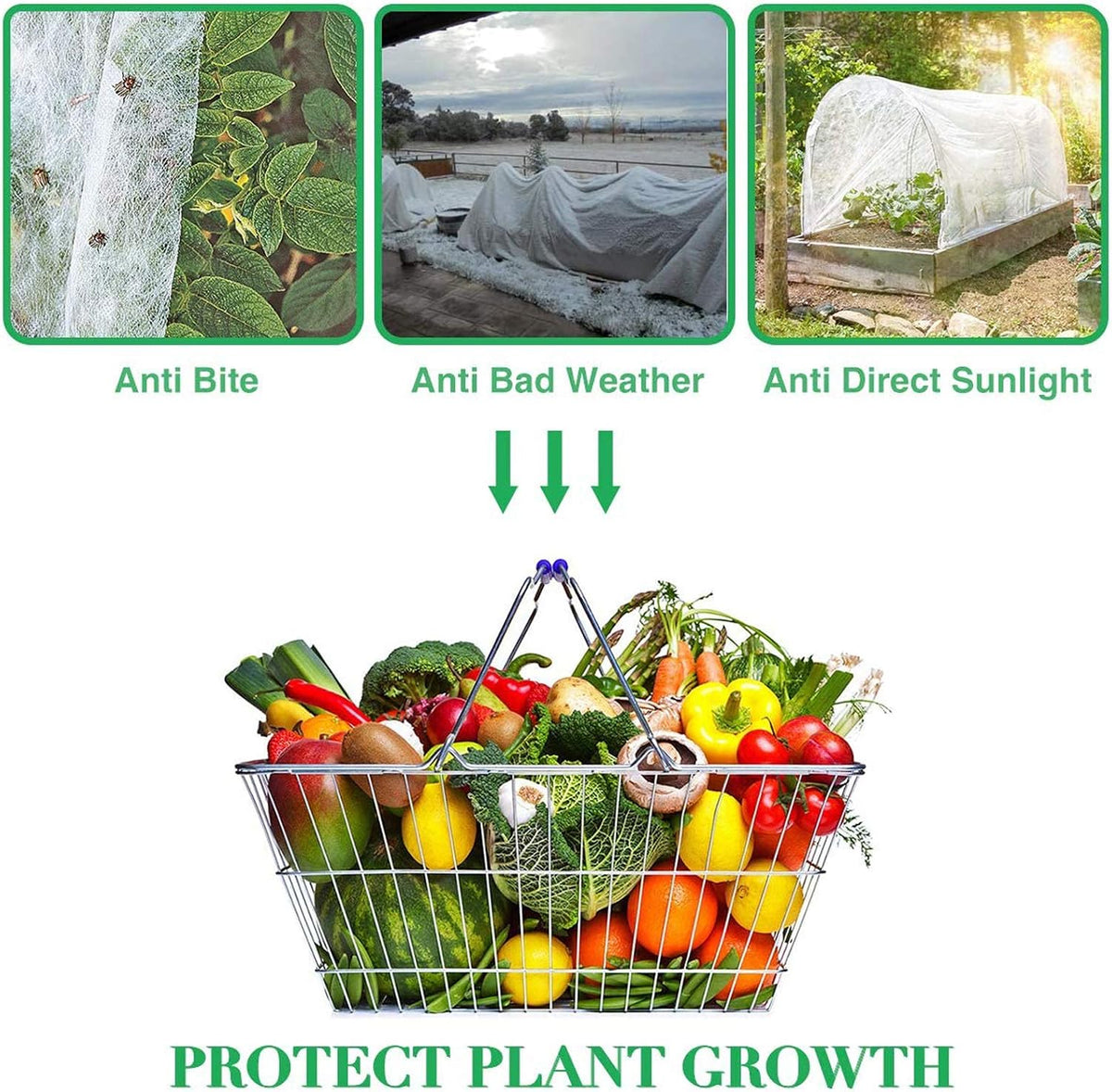 Floating Row Cover- 8.2x32.8ft Frost Blanket 0.6oz Garden Row Covers- Garden Blanket Fabric Plant Cover Protects Outdoor Plants Vegetables from Frost, Sun Insects Harsh Weather