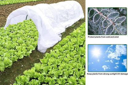 Floating Row Cover- 8.2x32.8ft Frost Blanket 0.6oz Garden Row Covers- Garden Blanket Fabric Plant Cover Protects Outdoor Plants Vegetables from Frost, Sun Insects Harsh Weather