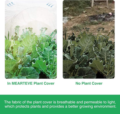 Floating Row Cover- 8.2x32.8ft Frost Blanket 0.6oz Garden Row Covers- Garden Blanket Fabric Plant Cover Protects Outdoor Plants Vegetables from Frost, Sun Insects Harsh Weather