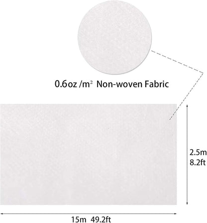 Floating Row Cover- 8.2x32.8ft Frost Blanket 0.6oz Garden Row Covers- Garden Blanket Fabric Plant Cover Protects Outdoor Plants Vegetables from Frost, Sun Insects Harsh Weather