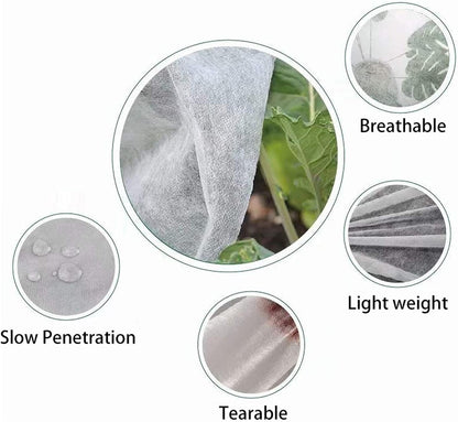 Floating Row Cover- 8.2x32.8ft Frost Blanket 0.6oz Garden Row Covers- Garden Blanket Fabric Plant Cover Protects Outdoor Plants Vegetables from Frost, Sun Insects Harsh Weather