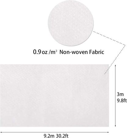 Floating Row Cover- 8.2x32.8ft Frost Blanket 0.6oz Garden Row Covers- Garden Blanket Fabric Plant Cover Protects Outdoor Plants Vegetables from Frost, Sun Insects Harsh Weather