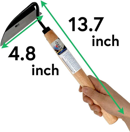 Japanese Weeding Tool Very Sharp Edge Nejiri Gama - Made in Japan