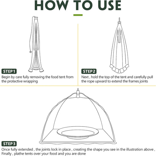 4 Pack Mesh Plant Cover Dome Tent Protector,17 X 17 Inch,White