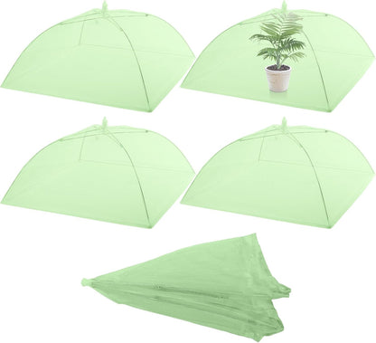 4 Pack Mesh Plant Cover Dome Tent Protector,17 X 17 Inch,White