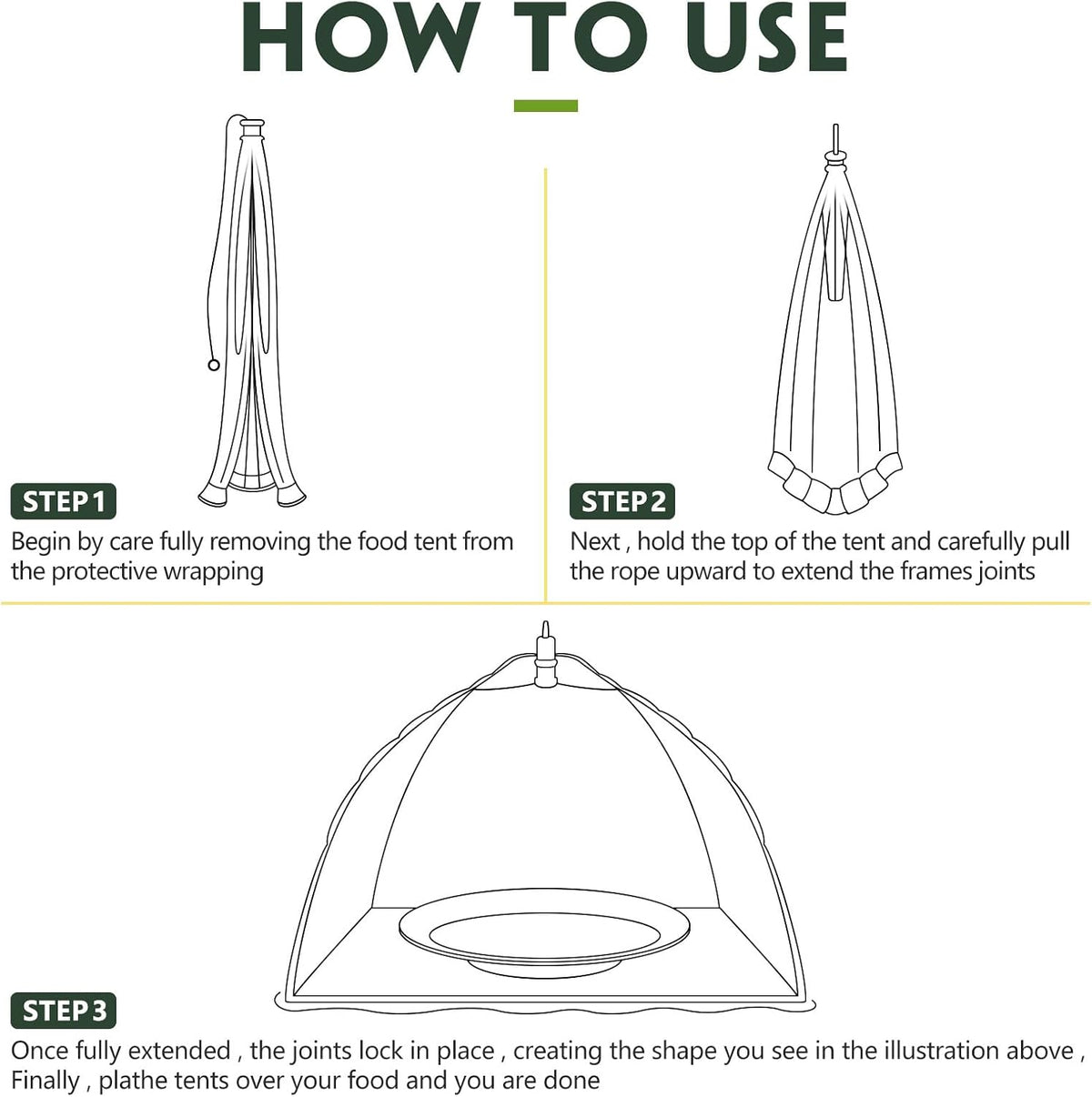4 Pack Mesh Plant Cover Dome Tent Protector,17 X 17 Inch,White