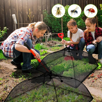 4 Pack Mesh Plant Cover Dome Tent Protector,17 X 17 Inch,White