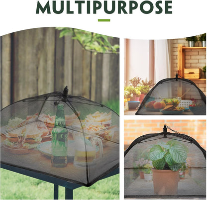 4 Pack Mesh Plant Cover Dome Tent Protector,17 X 17 Inch,White