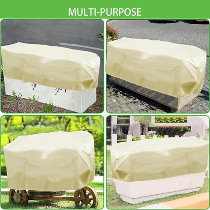 Frost Cloth Plant Freeze Protection, 4-Packfrost Blankets for Outdoor Plants,31.4 × 39.3 Inchesplant Frost Protection Covers.