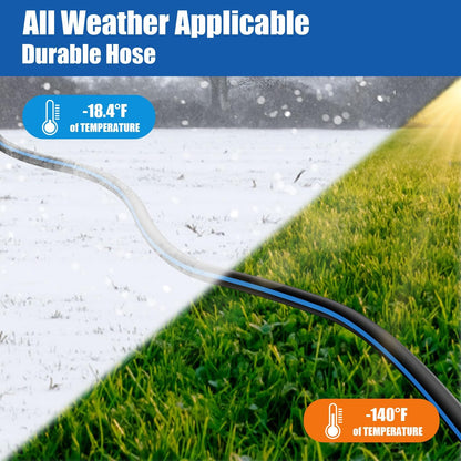 Short Garden Hose 5/8” 5FT: Burst-Resistant Water Hose with Sturdy Brass Fittings - Lead-Free Hose for Car Washing Pet Bathing - Lightweight for Outside Campers RV, Car Wash, Watering, Green