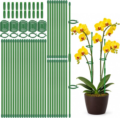 20 Pcs Plant Support Stakes, Indoor Plant Stakes Adjustable Length