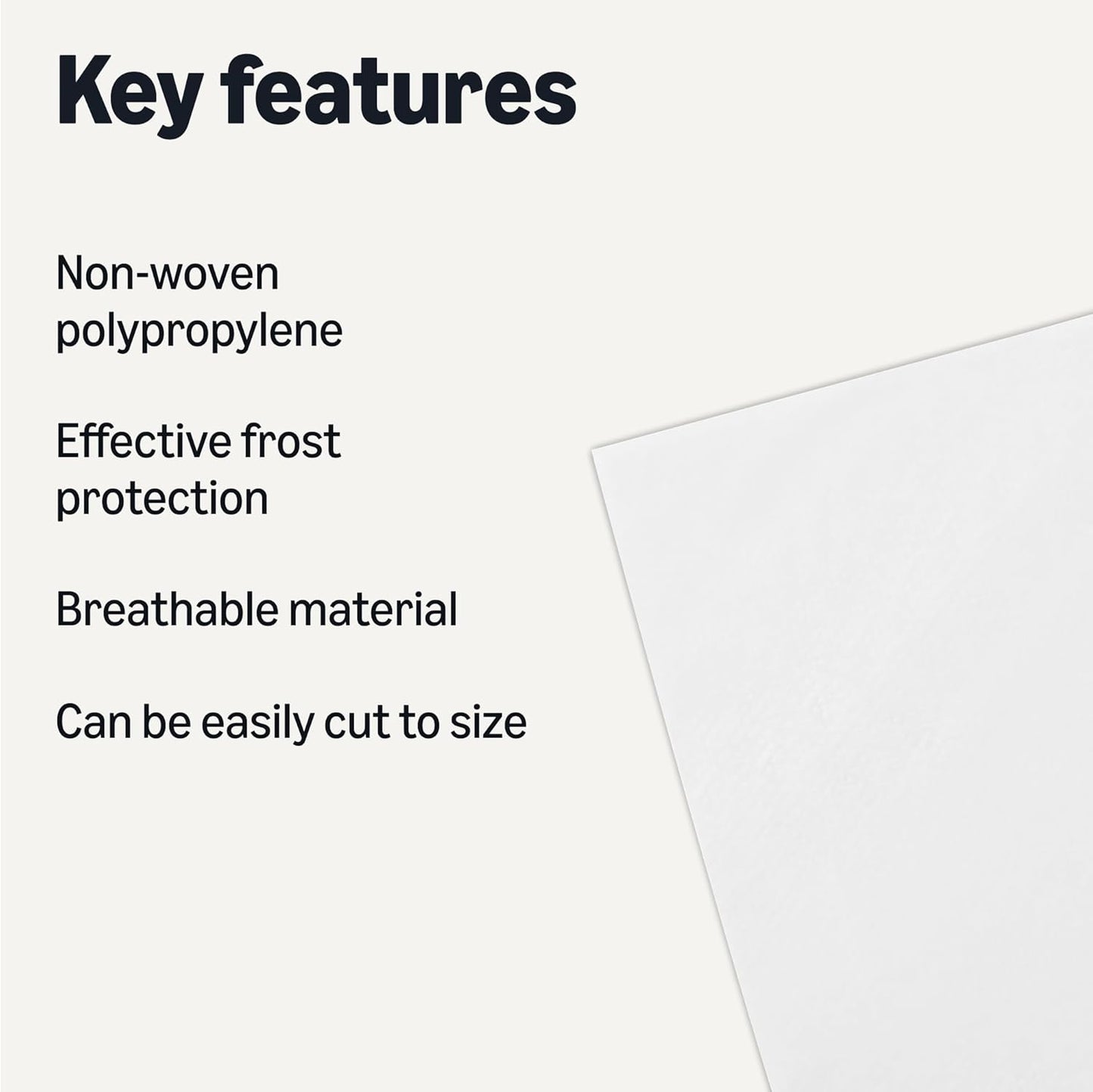 Plant Covers for Frost Protection, 10 x 30 ft, White, 1-Pack