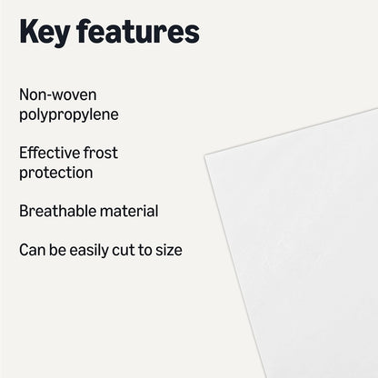 Plant Covers for Frost Protection, 10 x 30 ft, White, 1-Pack