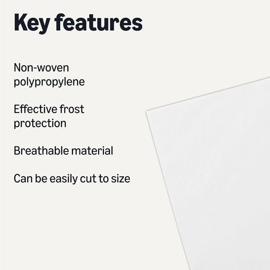 Plant Covers for Frost Protection, 10 x 30 ft, White, 1-Pack