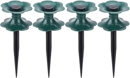 Garden Hose Guide with Heavy Duty Winding Wheel 4-Pack Hose Wheel Roller for Lawn and Flower Bed Watering Pipe Prevents Kinks and Protects Plants