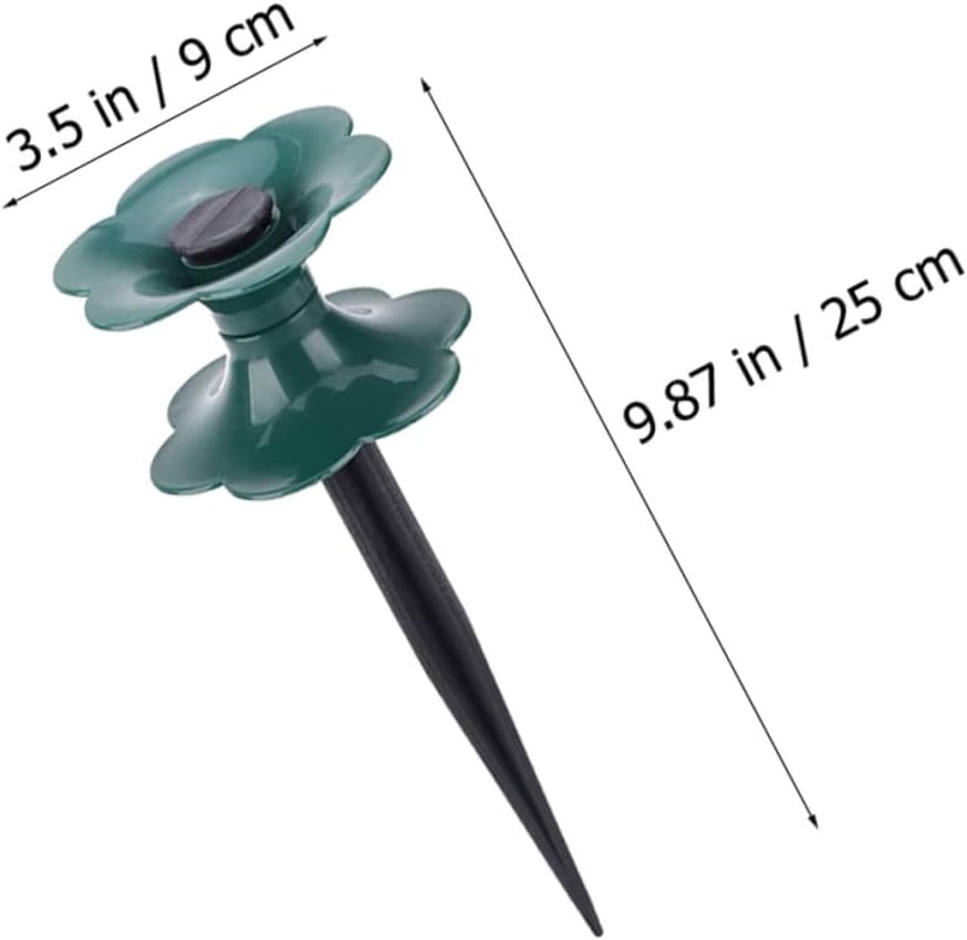 Garden Hose Guide with Heavy Duty Winding Wheel 4-Pack Hose Wheel Roller for Lawn and Flower Bed Watering Pipe Prevents Kinks and Protects Plants