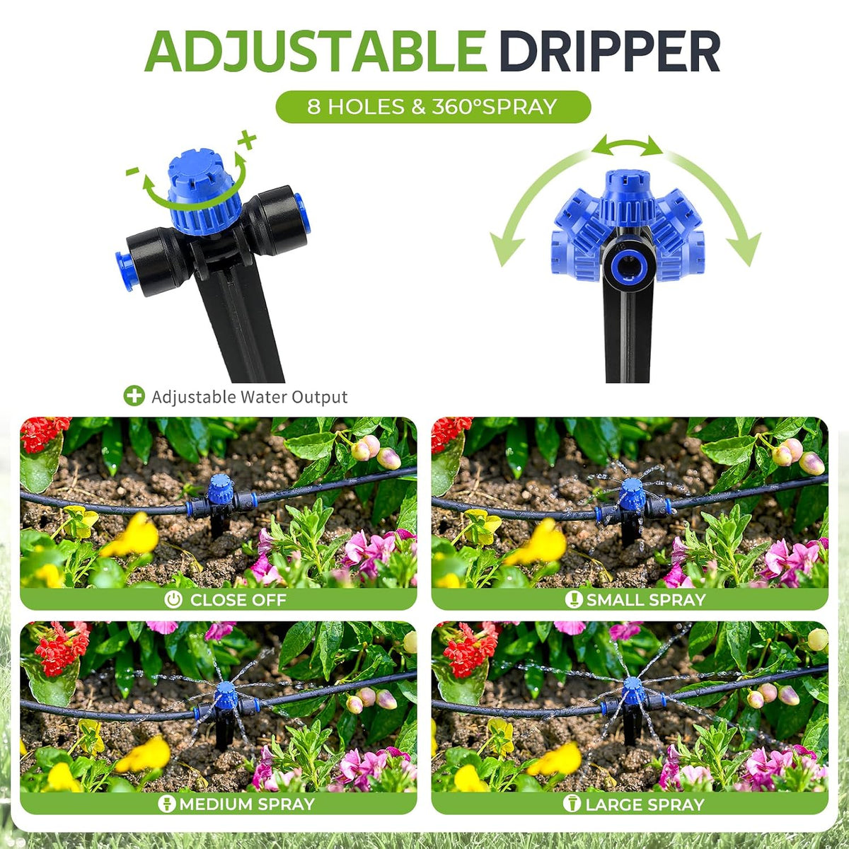 80ft Push-to-Connect Drip Irrigation Kit