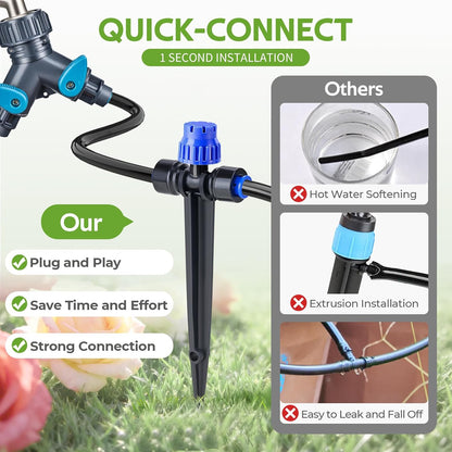 80ft Push-to-Connect Drip Irrigation Kit