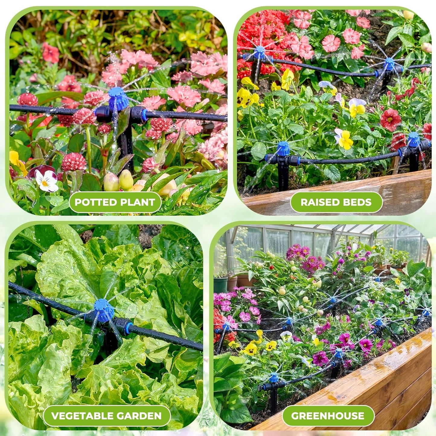 80ft Push-to-Connect Drip Irrigation Kit