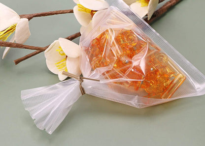 100 Pieces 4 Inch Plastic Twist Ties, Light Brown