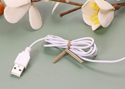 100 Pieces 4 Inch Plastic Twist Ties, Light Brown