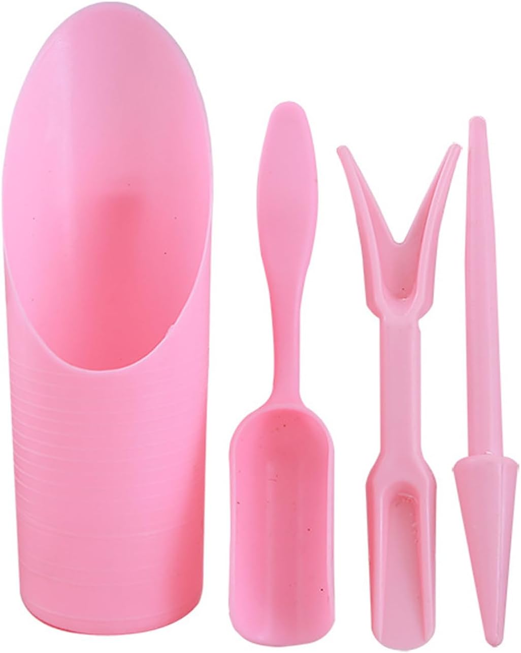 Soil Scoop for Indoor Plants - Plastic Mini Garden Plant Care Shovel Hand Tools Transplanting Succulent Cultivation Digging Scoops Kits, Blue