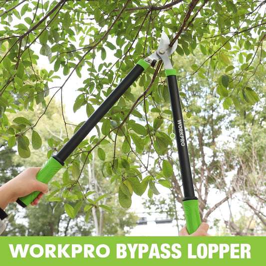 28" Bypass Loppers for Tree Trimming Heavy Duty, Sharp Tree Trimmer
