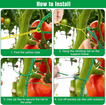 Trellis Netting, 8.2 x 6.6Ft Garden Netting