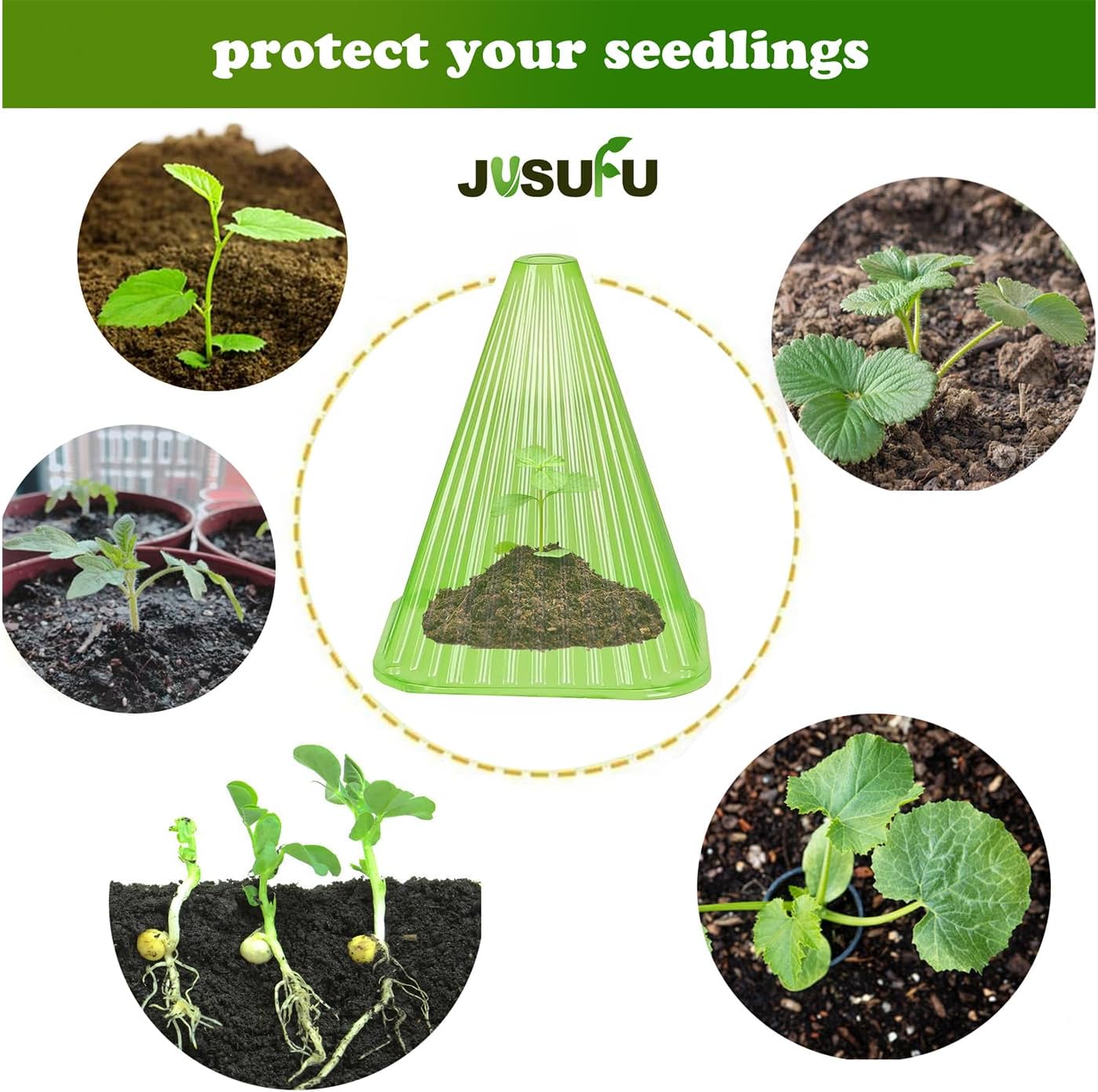Garden Cloches for Plants,20 Pack Plant Covers