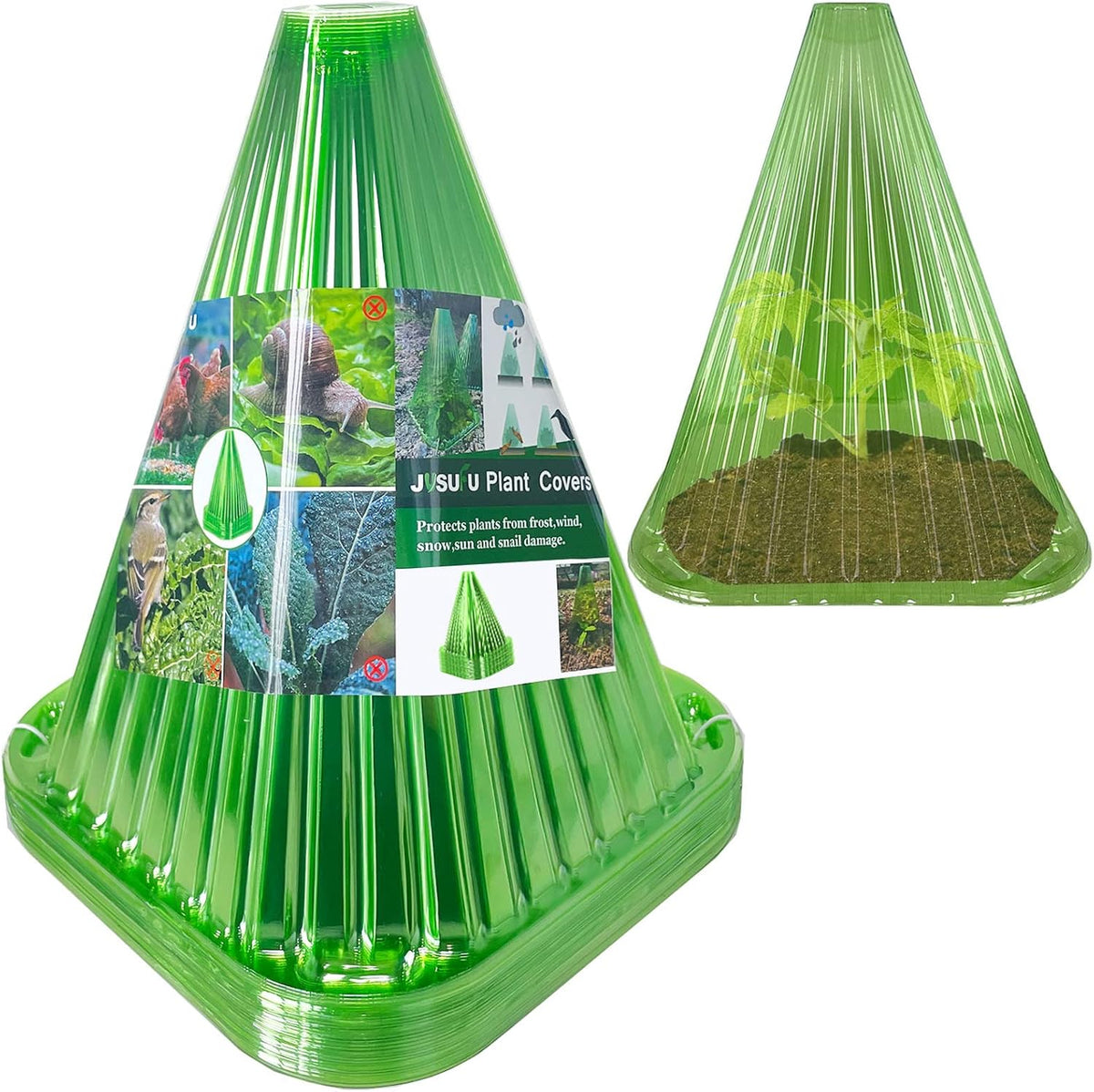 Garden Cloches for Plants,20 Pack Plant Covers