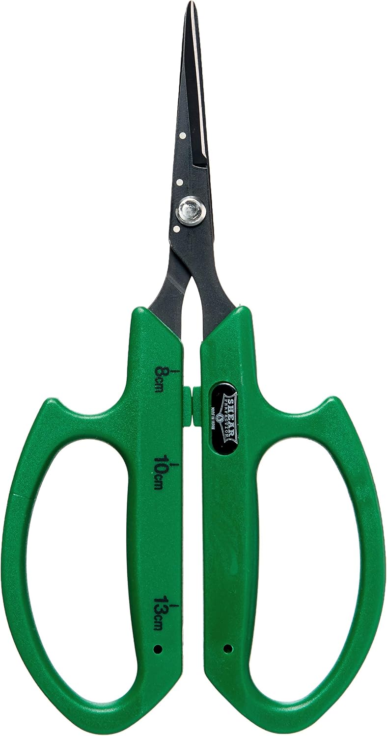 Stainless Steel Bonsai Scissors, 2.4" Straight Blades - Platinum Series