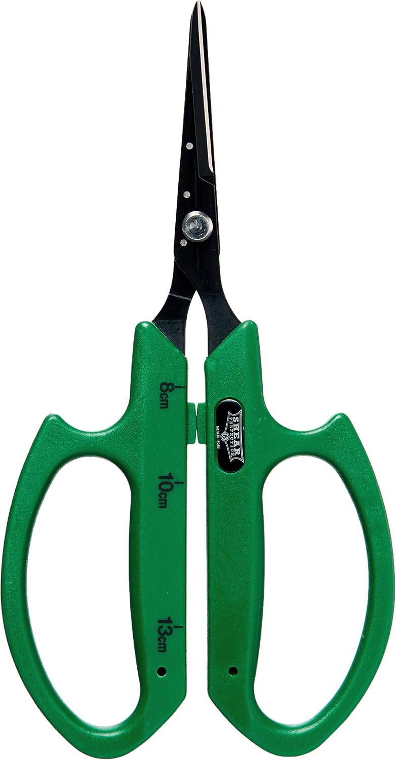 Stainless Steel Bonsai Scissors, 2.4" Straight Blades - Platinum Series
