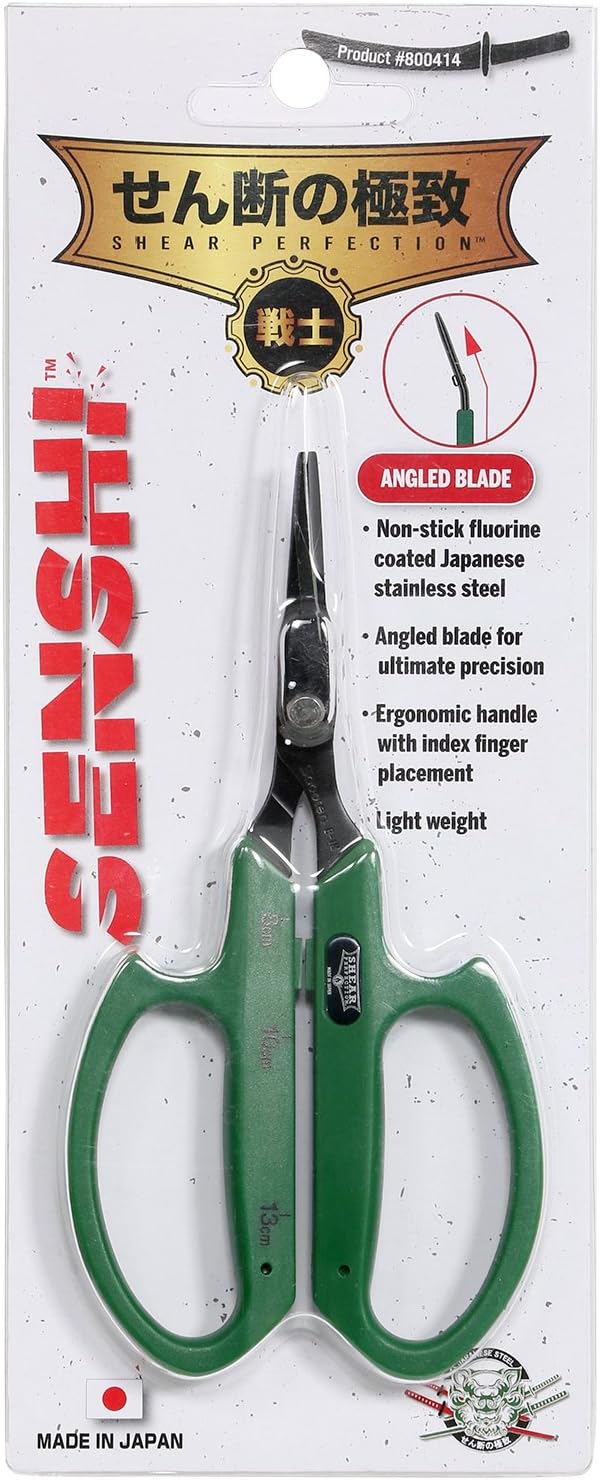Stainless Steel Bonsai Scissors, 2.4" Straight Blades - Platinum Series