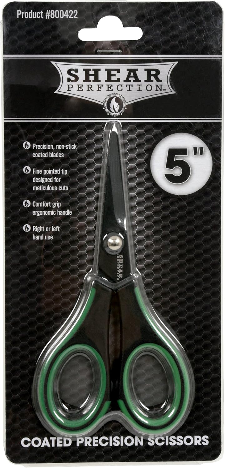 Stainless Steel Bonsai Scissors, 2.4" Straight Blades - Platinum Series