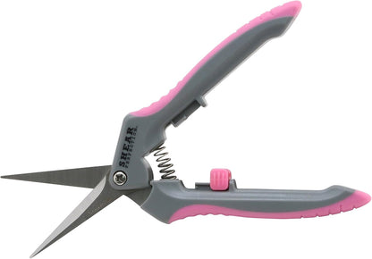 Stainless Steel Bonsai Scissors, 2.4" Straight Blades - Platinum Series