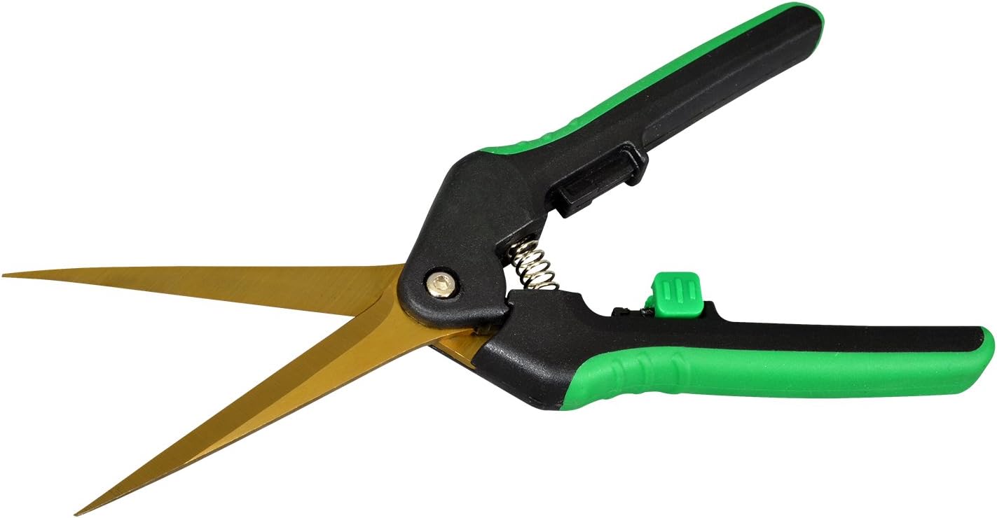Stainless Steel Bonsai Scissors, 2.4" Straight Blades - Platinum Series
