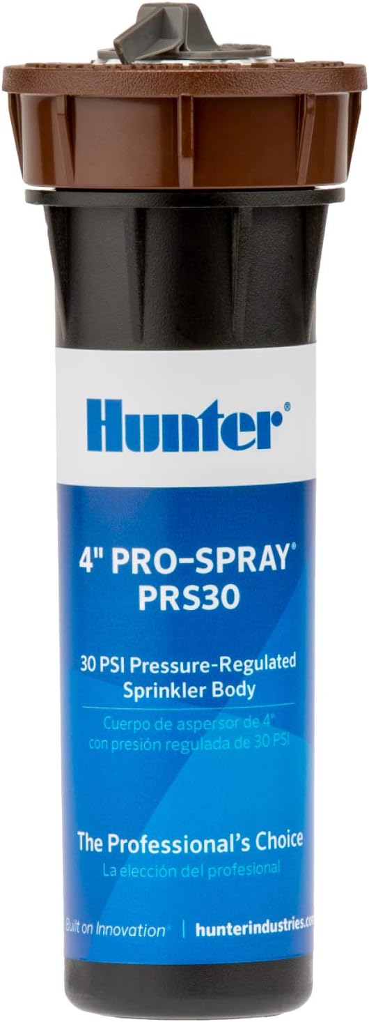 Hunter PRS30 4 in. Pop-Up Sprinkler Head Body, 30 PSI Regulator, No Nozzle