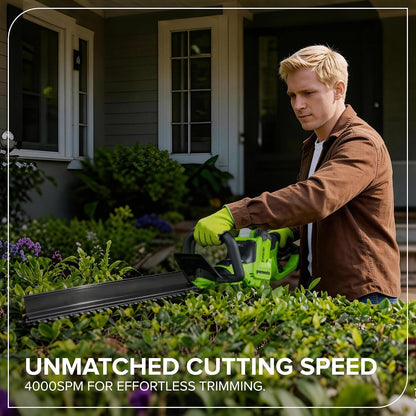 40V 26 in Cordless Hedge Trimmer, Tool Only