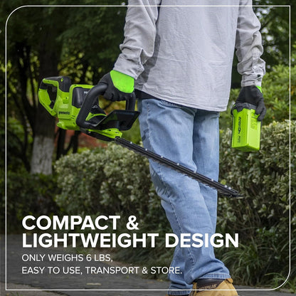 40V 26 in Cordless Hedge Trimmer, Tool Only