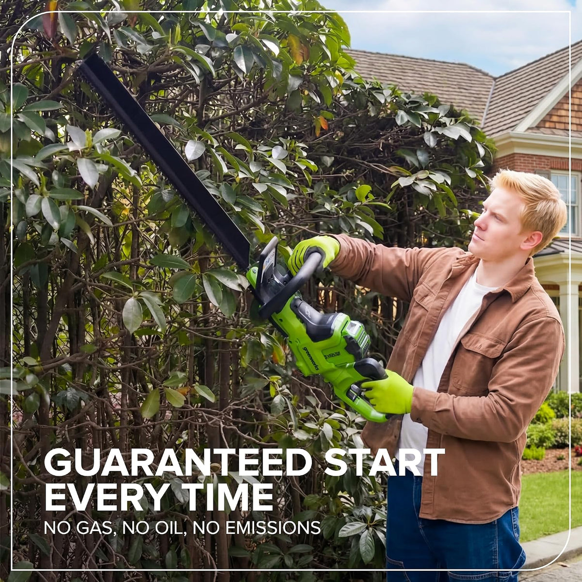 40V 26 in Cordless Hedge Trimmer, Tool Only