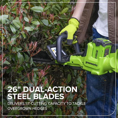 40V 26 in Cordless Hedge Trimmer, Tool Only