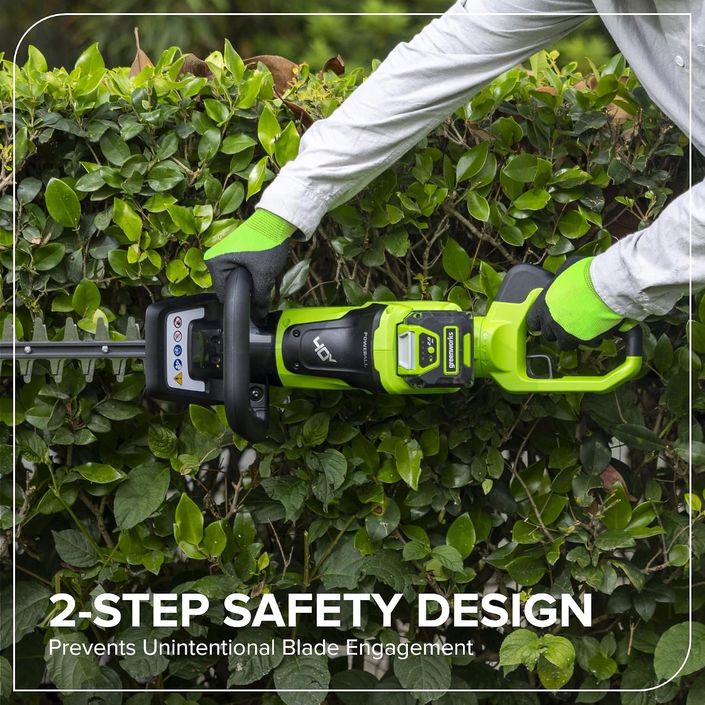 40V 26 in Cordless Hedge Trimmer, Tool Only